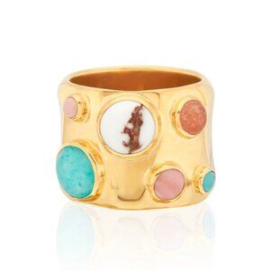 ISO Anna Beck Wavy Multi-Stone Ring in size 8 or 9